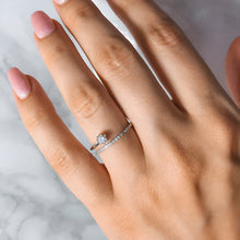 Load image into Gallery viewer, Spark Swirl Silver Ring