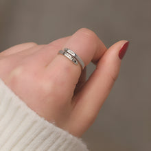 Load image into Gallery viewer, I am enough - Inspiration Silver Ring