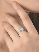 Load image into Gallery viewer, Queen Crown Moissanite Silver Ring
