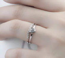 Load image into Gallery viewer, Charismatic Cupid Heart Silver Ring