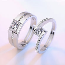 Load image into Gallery viewer, Indelible Charm Silver Couple Rings