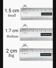 Load image into Gallery viewer, Diamond Pave Band Silver Couple Rings