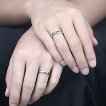 Load image into Gallery viewer, Heart Matching Silver Couple Rings