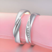 Load image into Gallery viewer, Luxury Flame Amercian Silver Couple Rings
