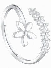 Load image into Gallery viewer, Temperament Personality Flower Silver Ring