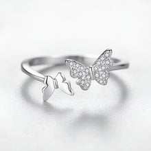 Load image into Gallery viewer, Butterfly Exquisite Silver Ring