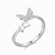 Load image into Gallery viewer, Butterfly Exquisite Silver Ring
