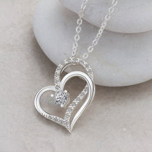 Load image into Gallery viewer, Designer Heart Silver Pendant