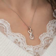 Load image into Gallery viewer, Infinity Hug Silver Pendant I HAD YOU & YOU HAD ME