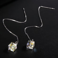 Load image into Gallery viewer, Crystal Diamond Earrings