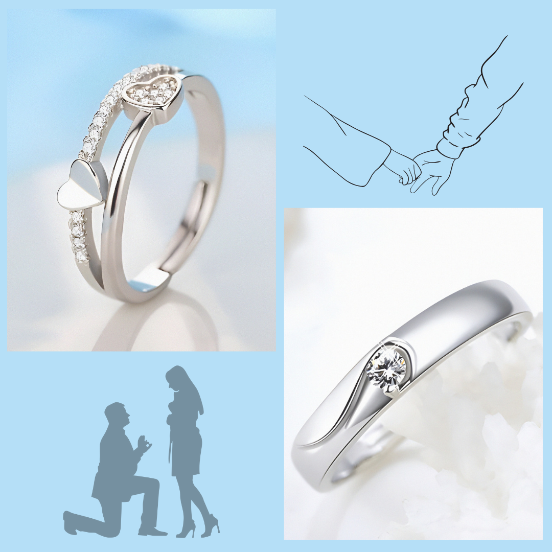 Gifted beauty couple deals rings