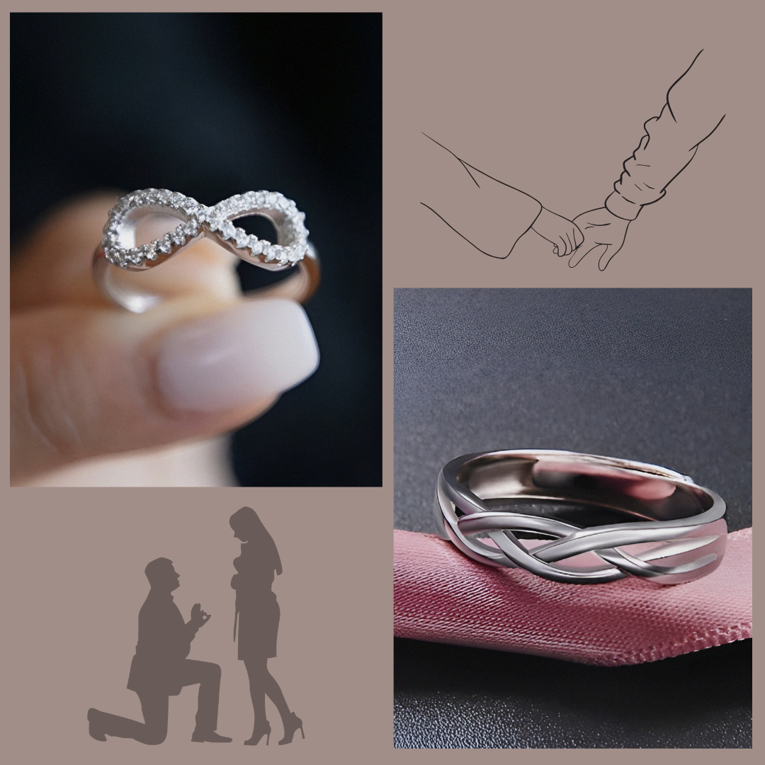 Gifted beauty outlet couple rings