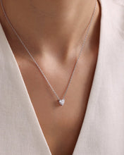 Load image into Gallery viewer, Dainty Love Silver Pendant Set