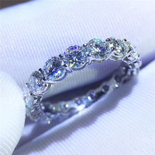 Load image into Gallery viewer, Diamond Band Silver Ring