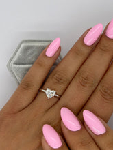 Load image into Gallery viewer, Silver Stereo Hearts Ring