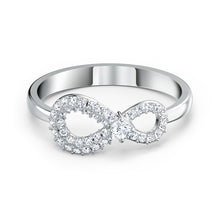 Load image into Gallery viewer, Infinity Silver Ring
