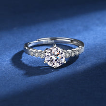 Load image into Gallery viewer, Beehive Lady Moissan Diamond Ring Girl Ring