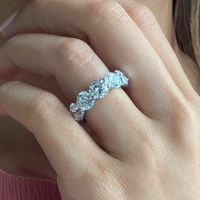 Load image into Gallery viewer, Diamond Band Silver Ring