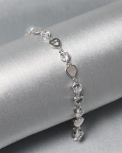 Load image into Gallery viewer, Heart Lock Silver Bracelet