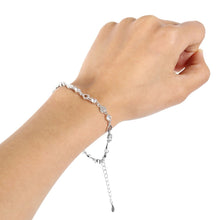 Load image into Gallery viewer, Heart Lock Silver Bracelet