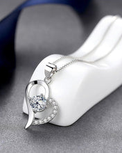 Load image into Gallery viewer, Stylish Heart Shape Silver Pendant Set