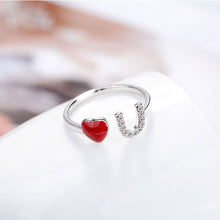 Load image into Gallery viewer, Red Heart Dazzling Ring