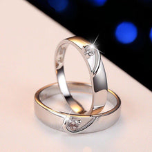 Load image into Gallery viewer, The Missing Piece Of My Puzzle Silver Couple Rings