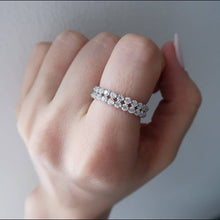 Load image into Gallery viewer, Sparkle Luxury Diamond Silver Ring