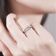 Load image into Gallery viewer, Heart Layered Diamond Ring