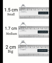 Load image into Gallery viewer, Crystal Diamond Ring Size