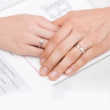 Load image into Gallery viewer, Silver Embrace Heart Rings
