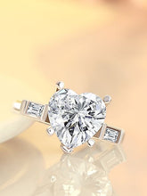Load image into Gallery viewer, HEART SILVER RING