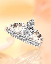 Load image into Gallery viewer, Silver Dazzling Princess Diaries Ring