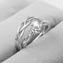 Load image into Gallery viewer, Luxury Infinity Couple Ring