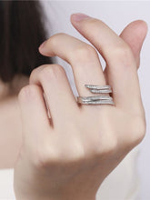 Load image into Gallery viewer, Crossover Silver Ring
