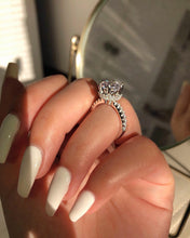 Load image into Gallery viewer, The Prettiest Amore Solitaire Silver Ring
