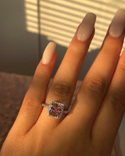 Load image into Gallery viewer, Pink Luxury Silver Ring