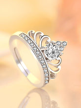 Load image into Gallery viewer, Silver Dazzling Princess Ring