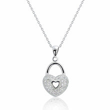 Load image into Gallery viewer, Love Heart Lock Pendant Set