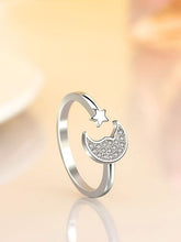 Load image into Gallery viewer, Stars And Crescent Moon Ring