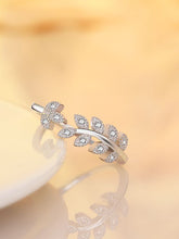 Load image into Gallery viewer, Silverette Leaves Silver Ring
