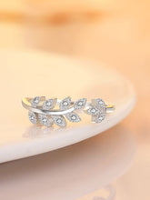 Load image into Gallery viewer, Silverette Leaves Silver Ring