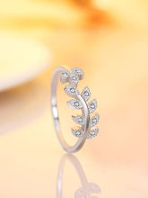 Load image into Gallery viewer, Silverette Leaves Silver Ring