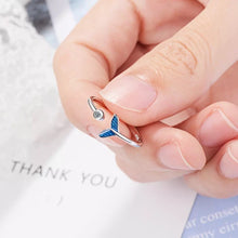 Load image into Gallery viewer, Blue Mermaid Ring