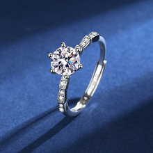 Load image into Gallery viewer, Moissanite Medusa Snake Silver Ring