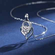 Load image into Gallery viewer, Immortal Love Heart Silver Pendant Set

