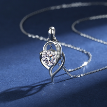 Load image into Gallery viewer, Immortal Love Heart Silver Pendant Set