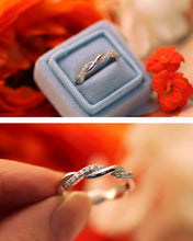 Load image into Gallery viewer, Twined Vine Simple Infinity Eternity Silver