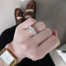Load image into Gallery viewer, Luxury Celtic Silver Daimond Silver Ring