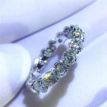 Load image into Gallery viewer, A glittery Diamond Dream silver Ring With Luxury Diamond Ring Set